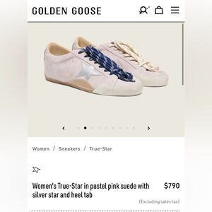 Golden Goose True Star Suede Sneakers